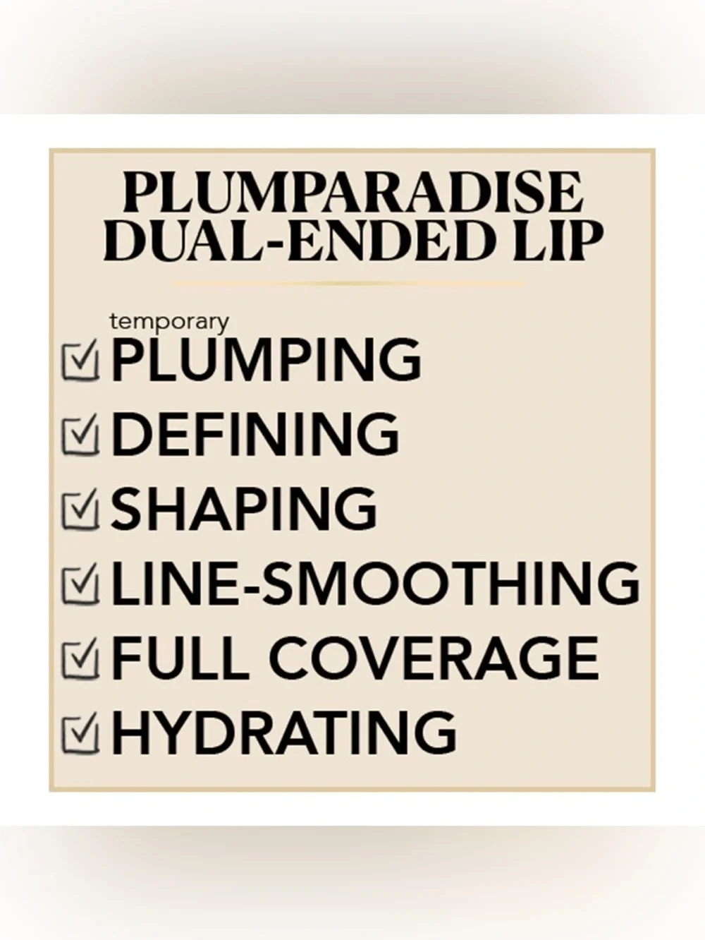 Nakery Beauty PLUMPparadise Lip Peptide Color Drench dual end NAKED ROSE NIB